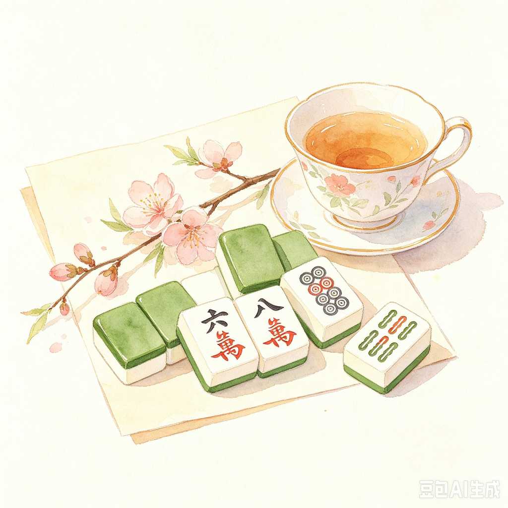 luxury carving mahjong tiles