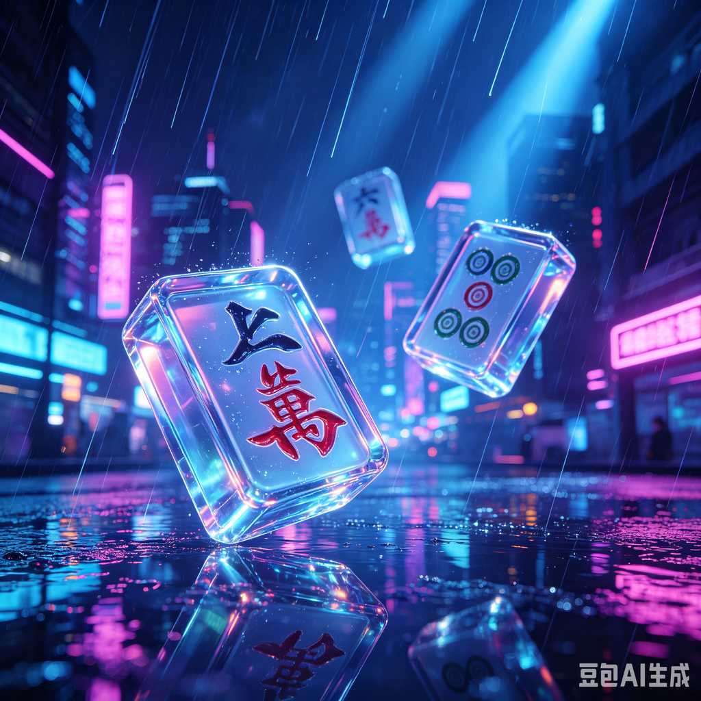 carved pattern mahjong set