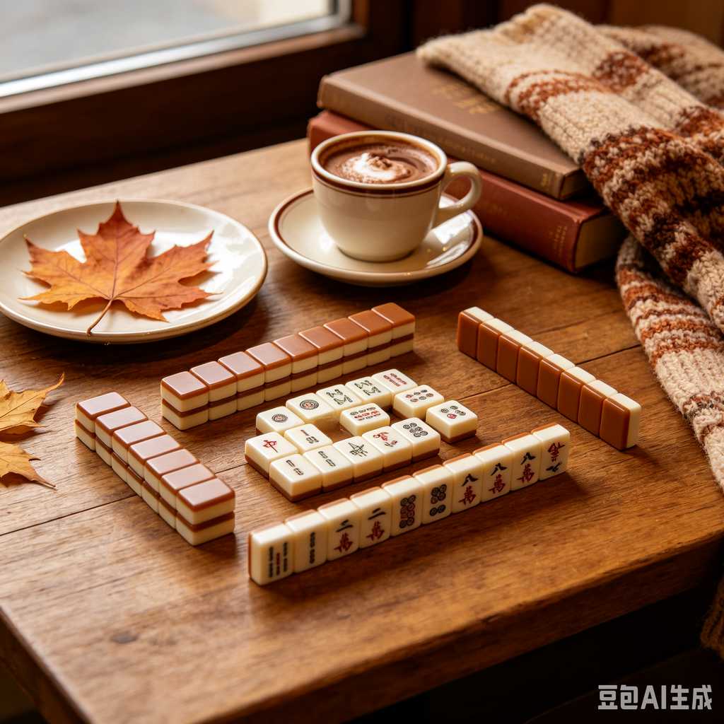indoor leisure game mahjong set