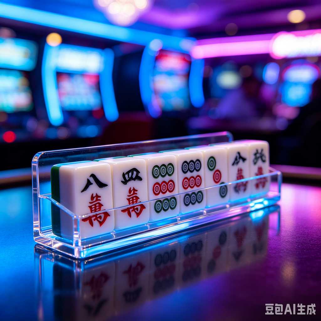minimal text mahjong set