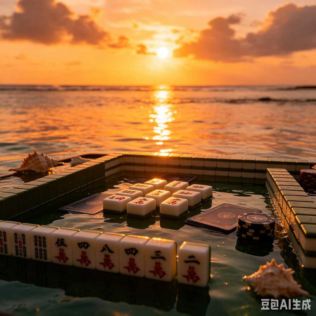 antique style mahjong set